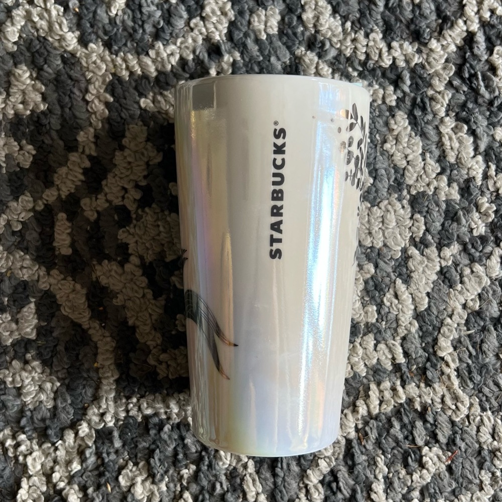 Starbucks LIMITED EDITION Iridescent Winter 2021 Siren Mermaid Ceramic Tumbler - Picture 4 of 5